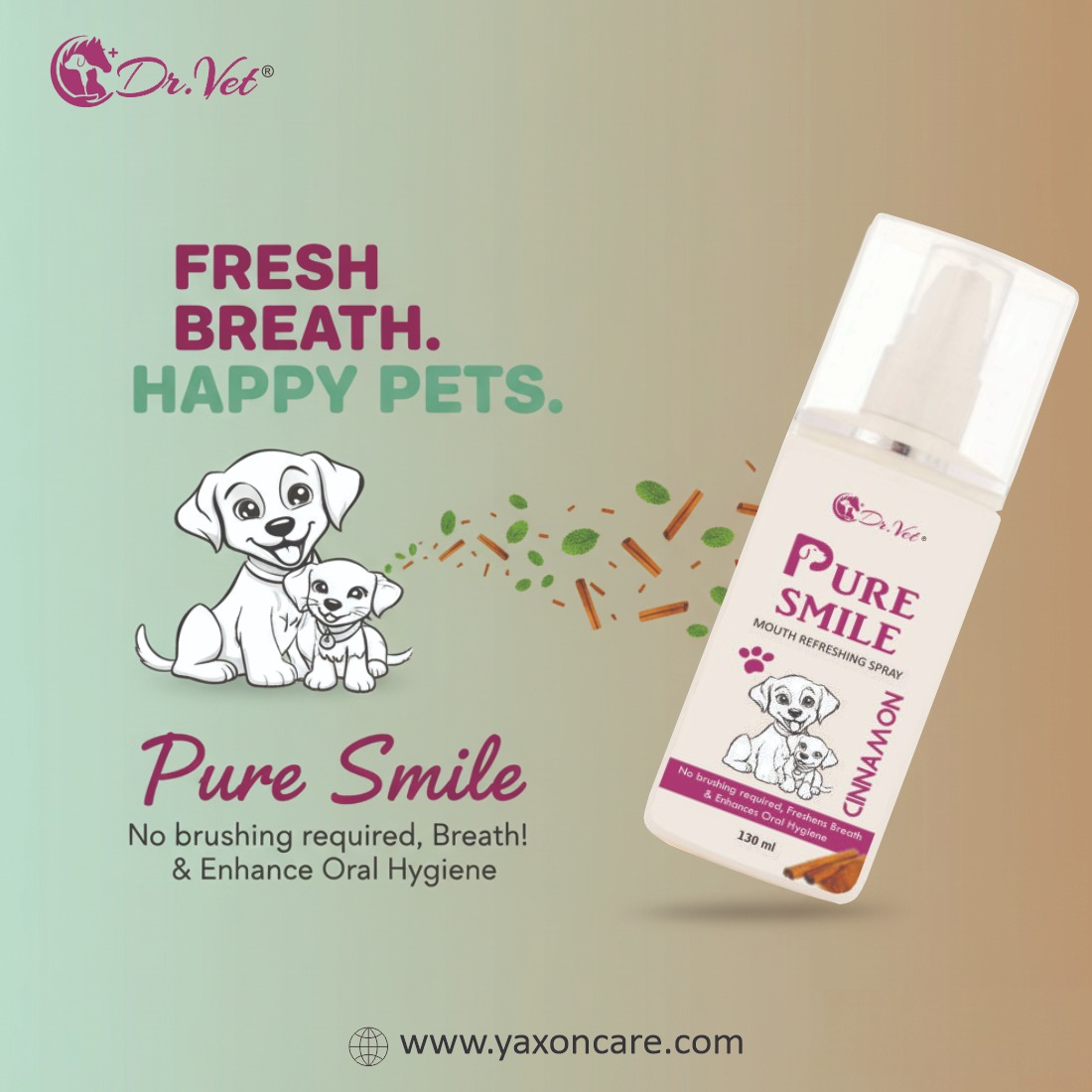 DR. VET PURE SMILE MOUTH REFRESHING SPRAY